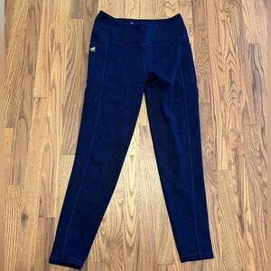 Piper by Smartpak Winter riding breeches tights sz M velour lined